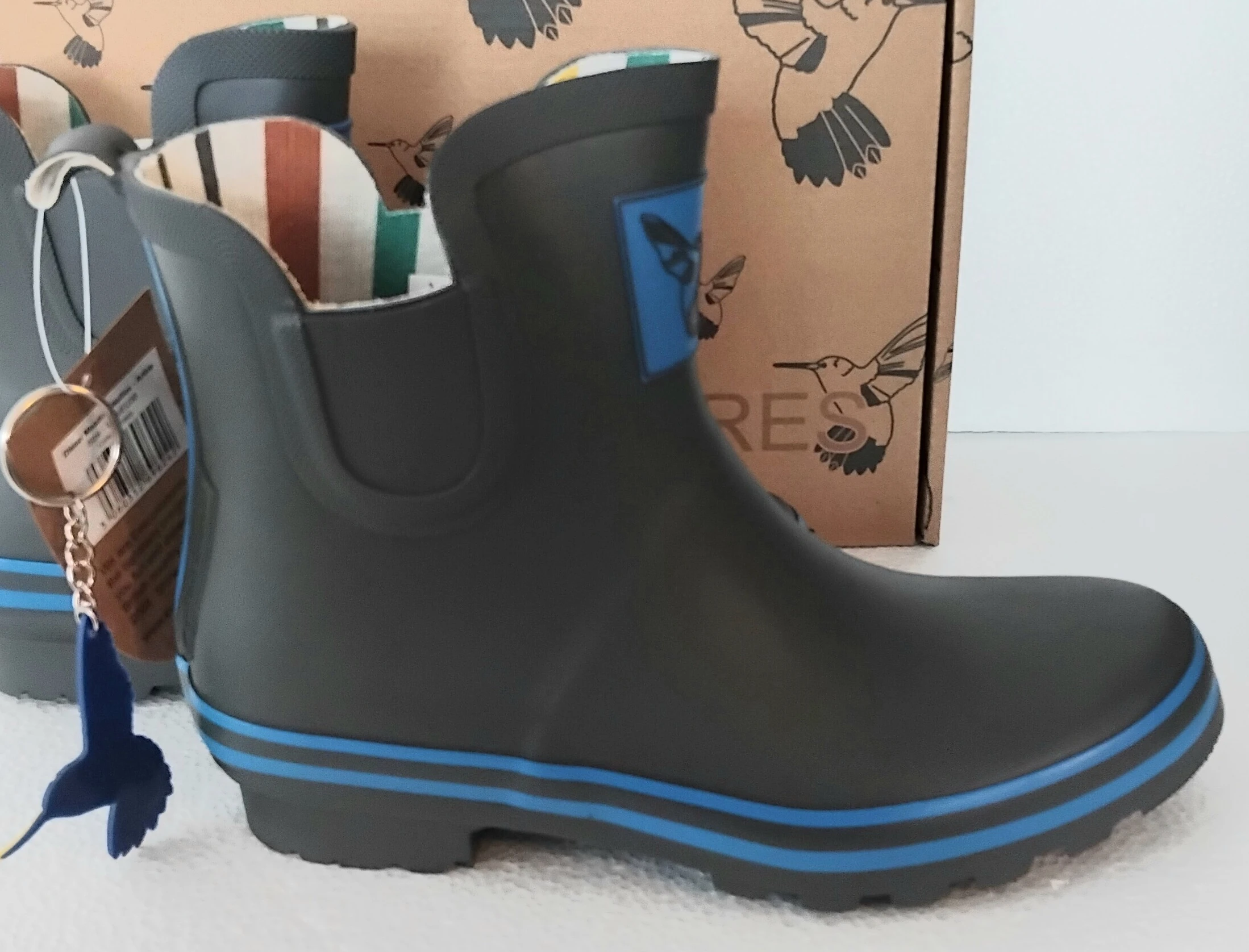 Regenlaarzen Evercreatures - donkerblauw en elektrisch - maat 38 – photo 7